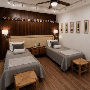 Suite Compartida — Cama individual + experiencia completa para una persona